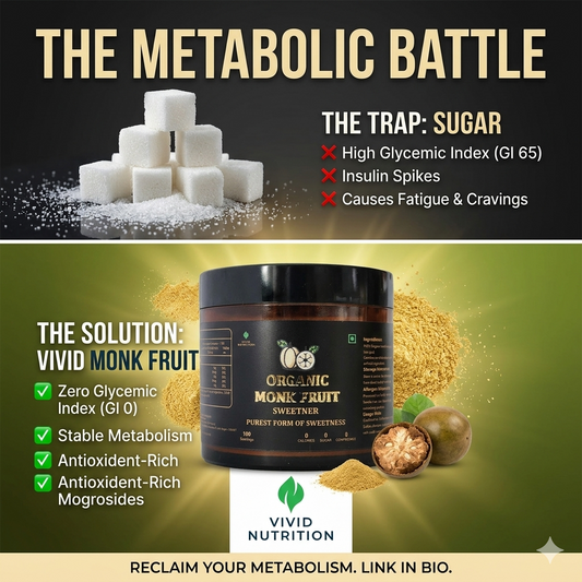 Sugar vs. Monk Fruit: Is Your "Sweet Tooth" Wrecking Your Metabolism?